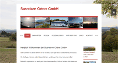 Desktop Screenshot of busreisen-ortner.de