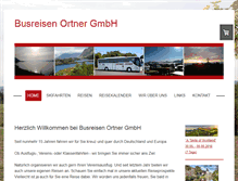 Tablet Screenshot of busreisen-ortner.de
